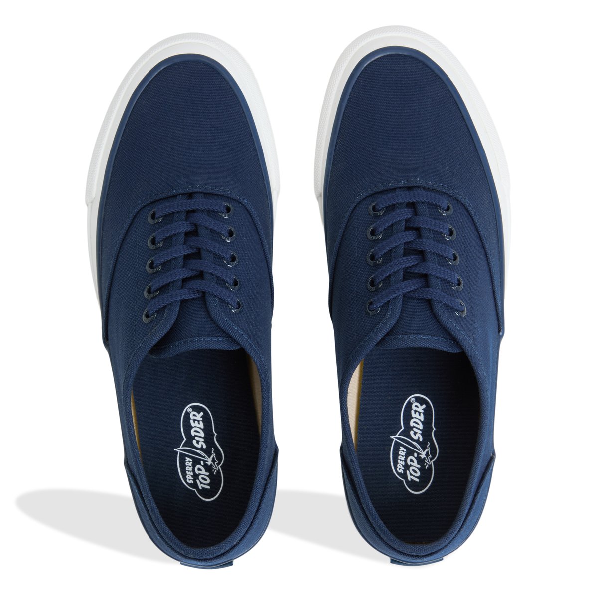 Topsider cvo_mm Navy Textile Canvas Men's Sneakers | Sperry US